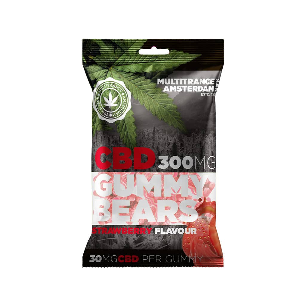 Bonbons au CBD 300 mg Gummy Bears Fraise